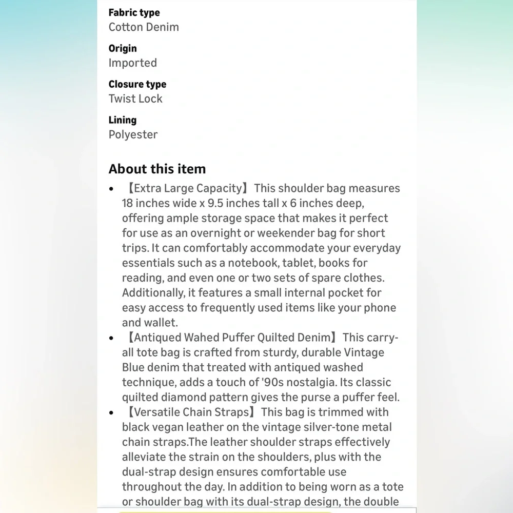 PARISIAN CHIC QUILTED BAG❤️‍🔥 - Picture 7 of 7